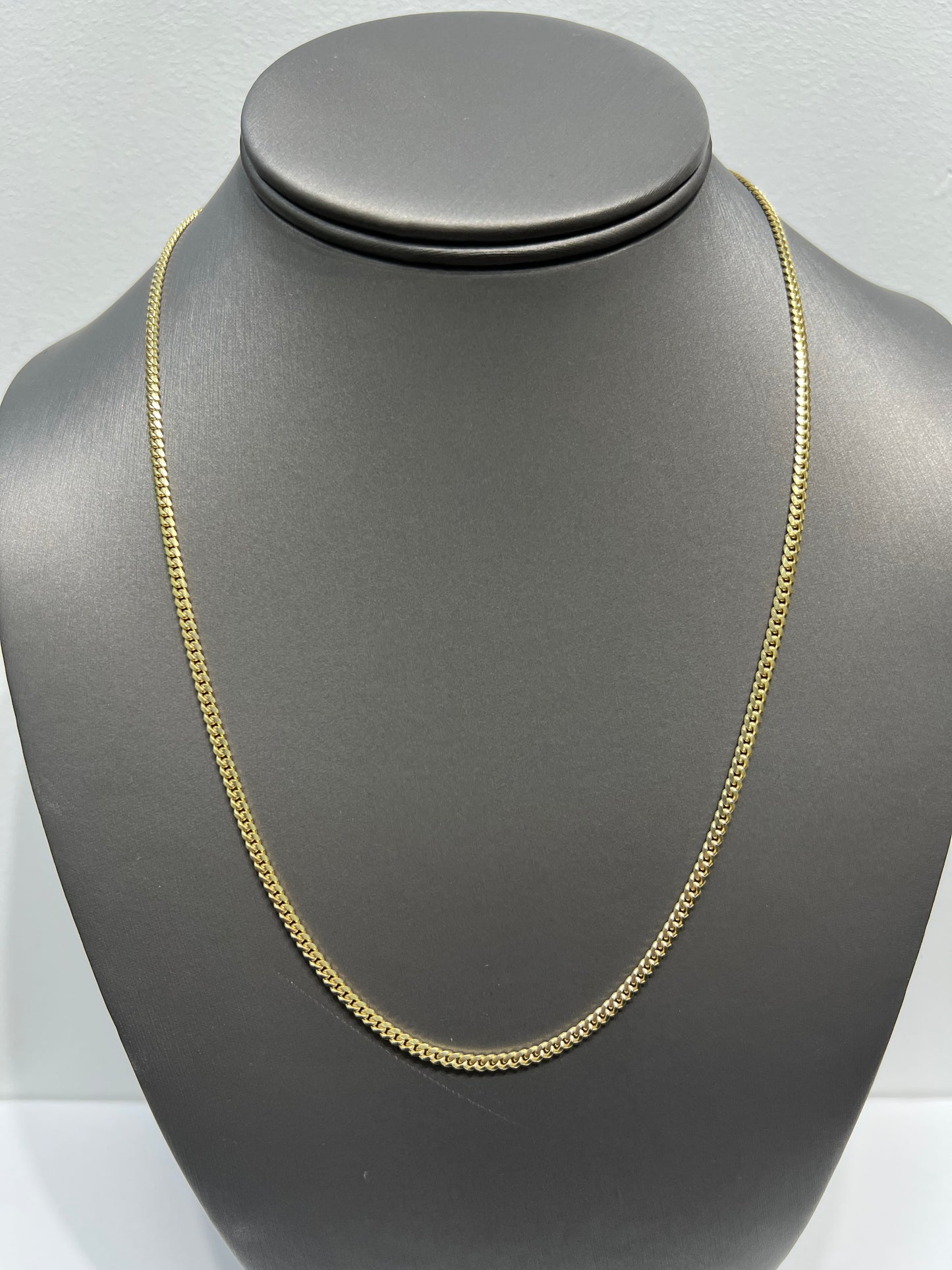 1188-NEW 14K Solid Miami Cuban Chain (2.65mm)W.G