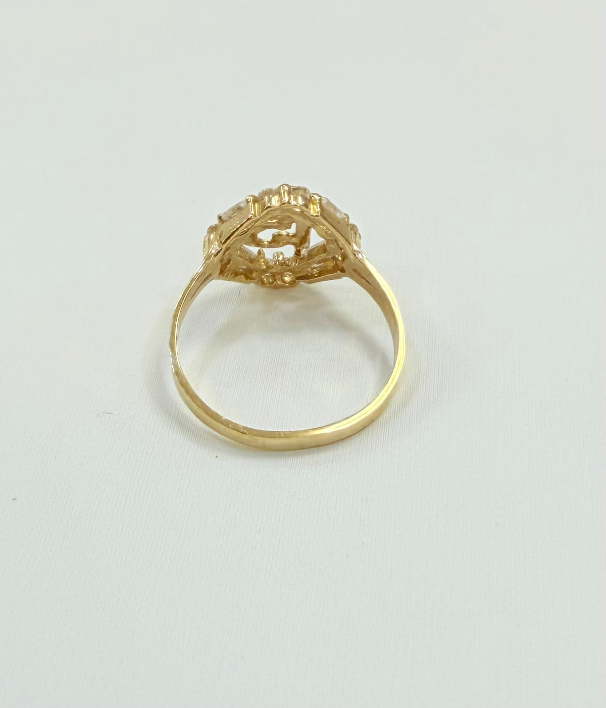 1488- NEW 10K Gold Classic Quinceañera Ring W.G