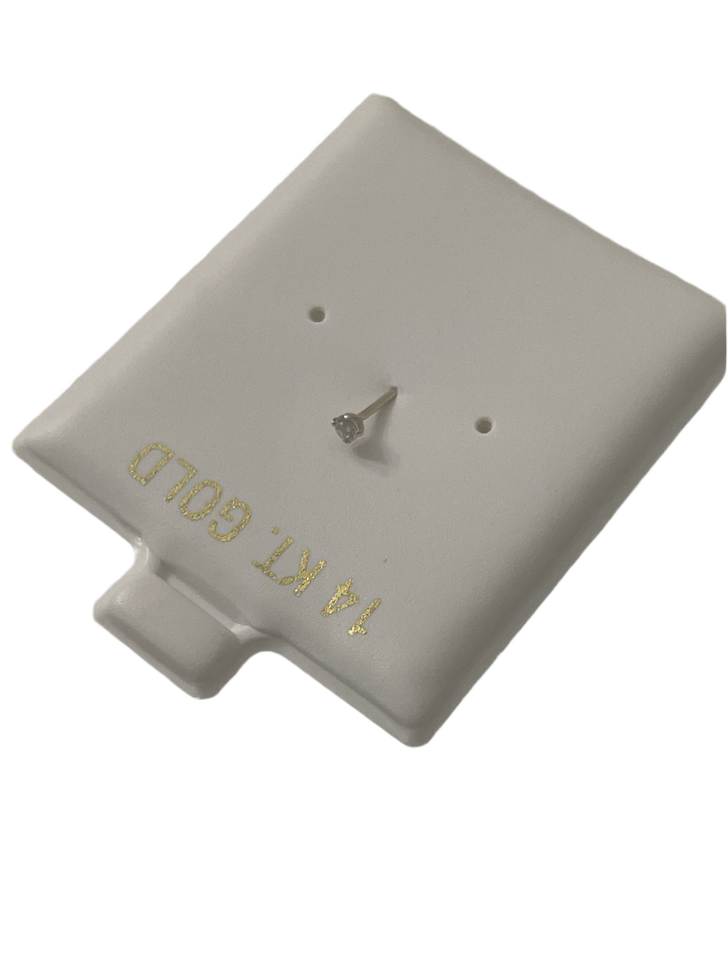 706- New 14k Nose Ring (2mm) W.G