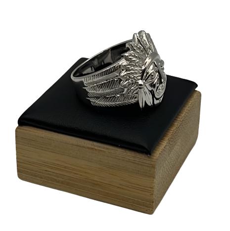 S0024- .925 Italian Silver Indian Ring