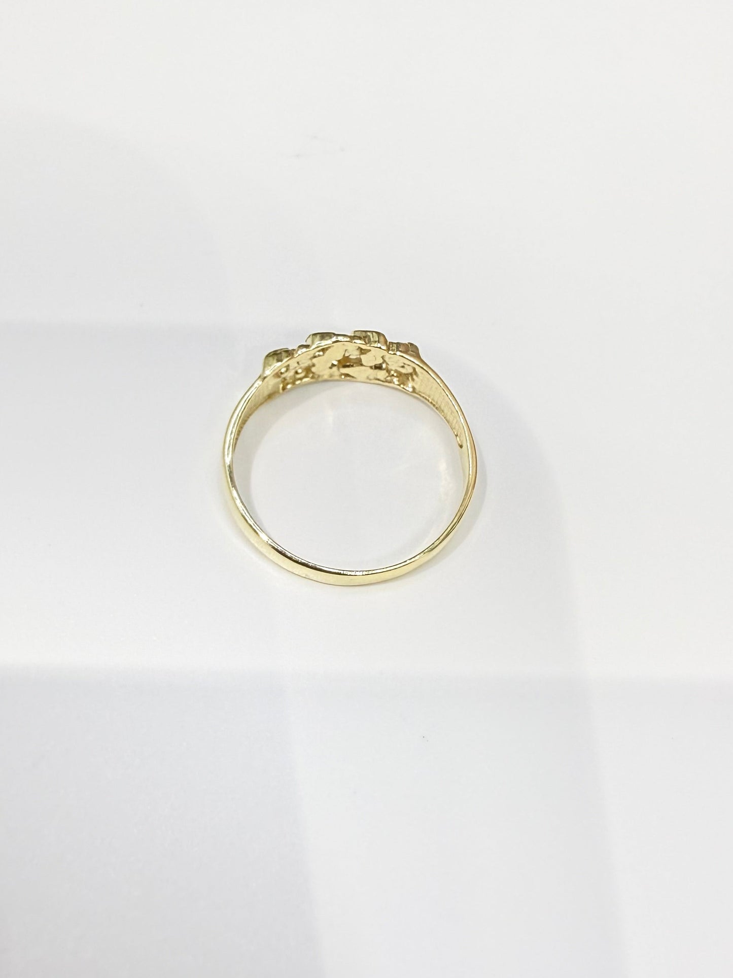 1622- NEW 10K Nugget Ring W.G