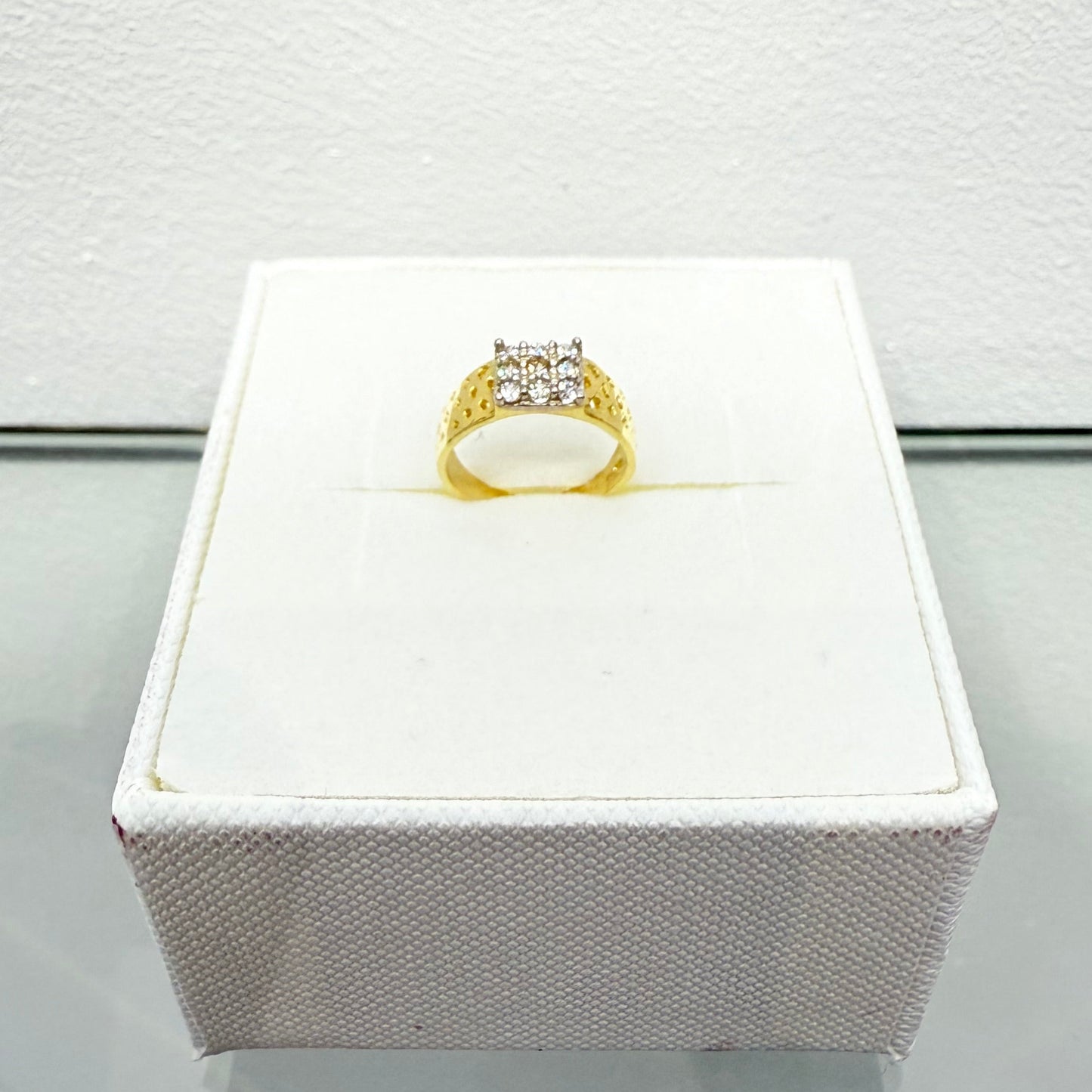 976- 14K Yellow Gold Little Boy Ring (W.G)