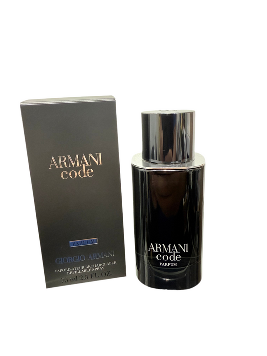PE65– Armani Code Parfum for Men Eau de Parfum 2.5oz W.G