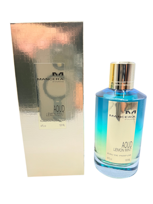 PE41- Mancera AOUD Lemon Mint Eau de Parfum 4 oz Unisex W.G