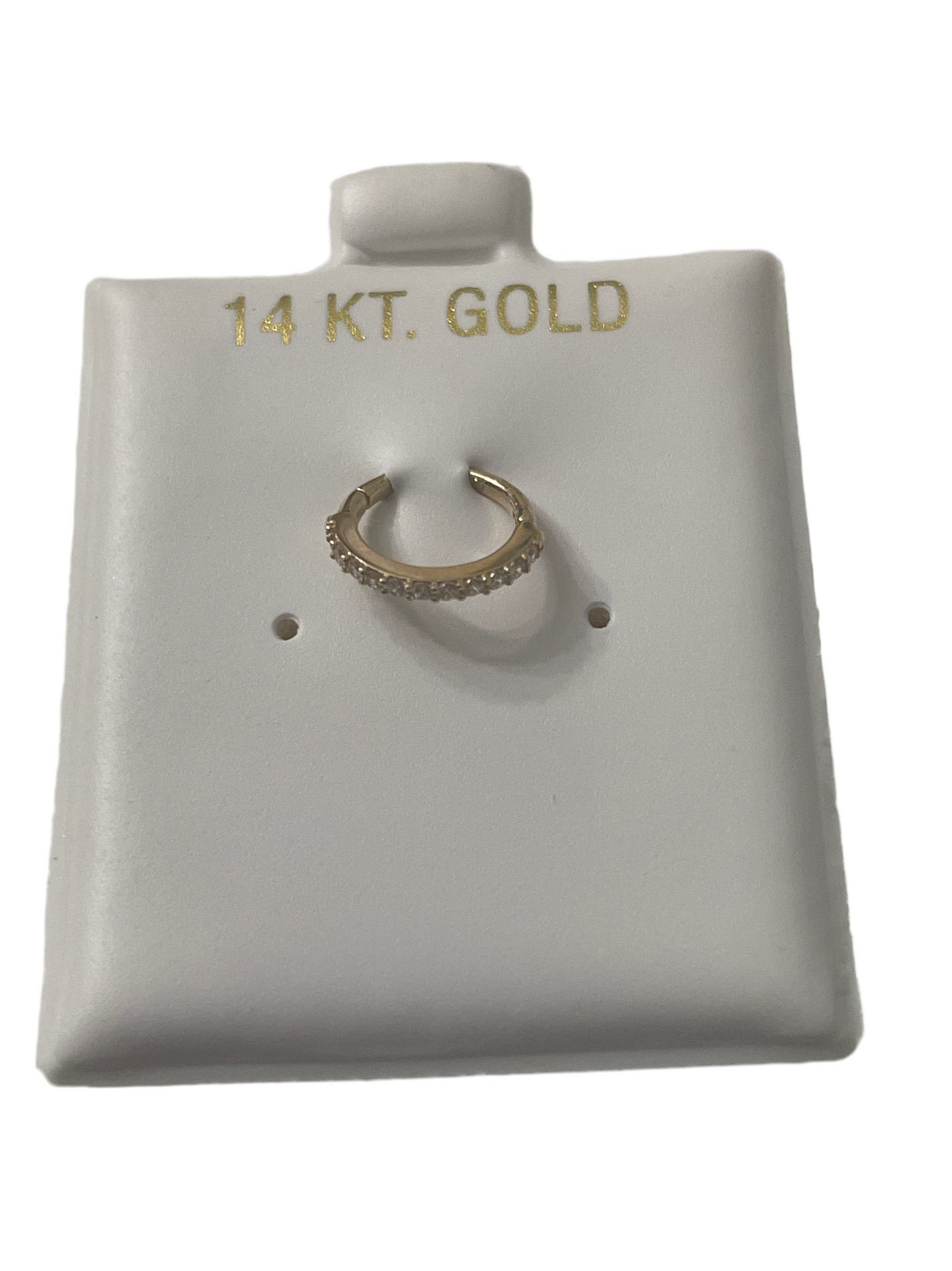 660- NEW 14K Circle Septum Ring (10.8mm) W.G