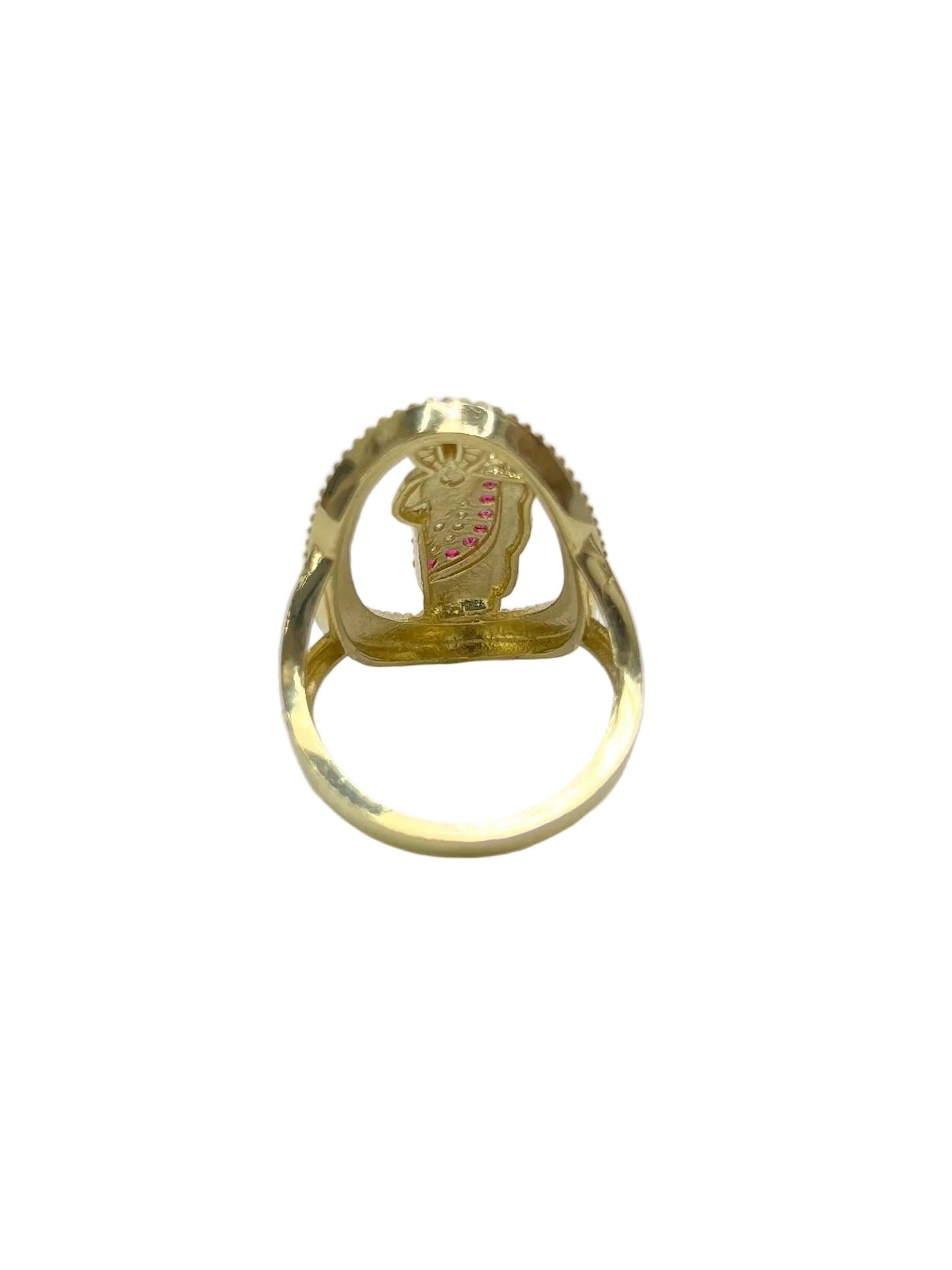1484- NEW 10K Gold St. Jude Fashion Ring W.G
