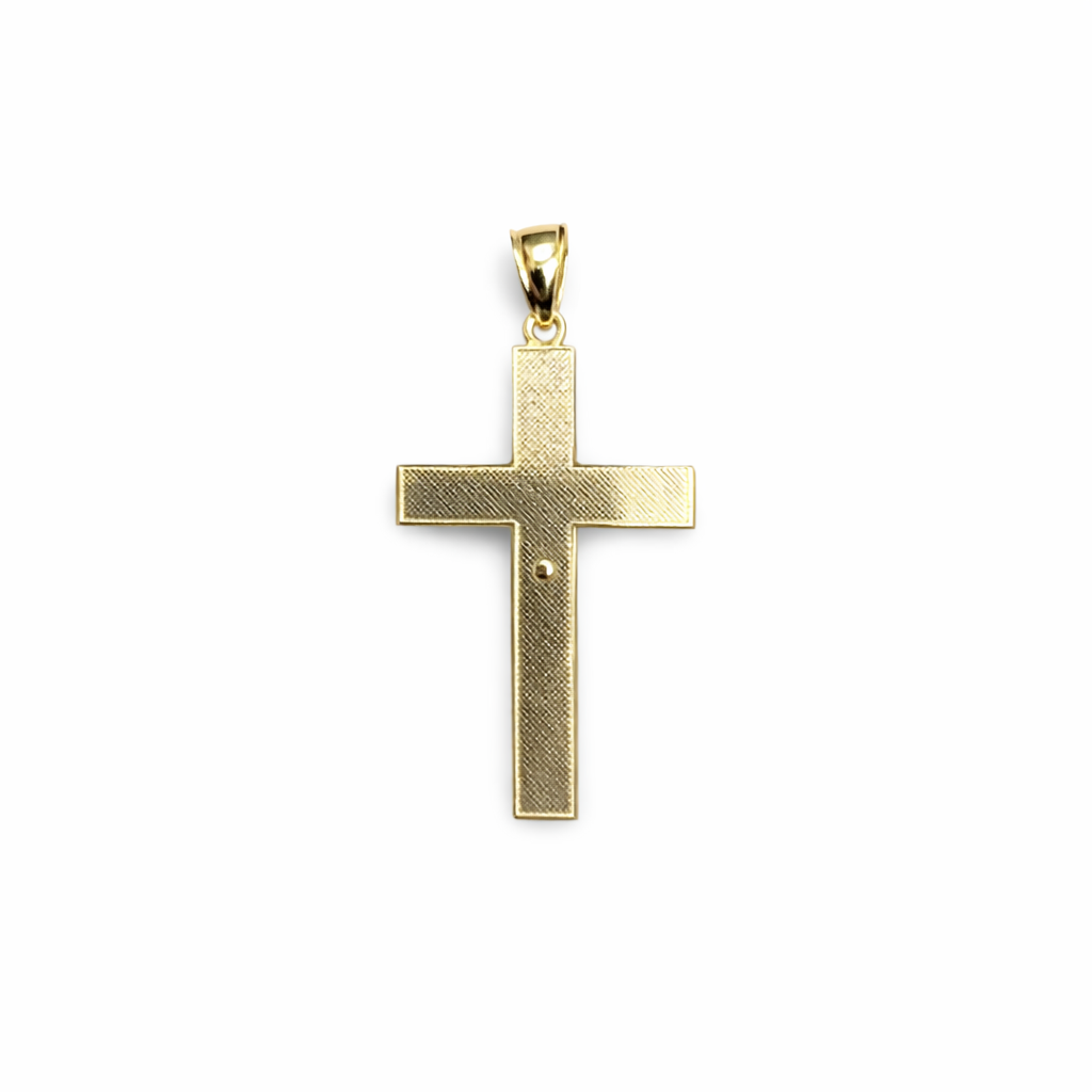 1567- NEW 10K Rosary Crucifix Pendant W.G