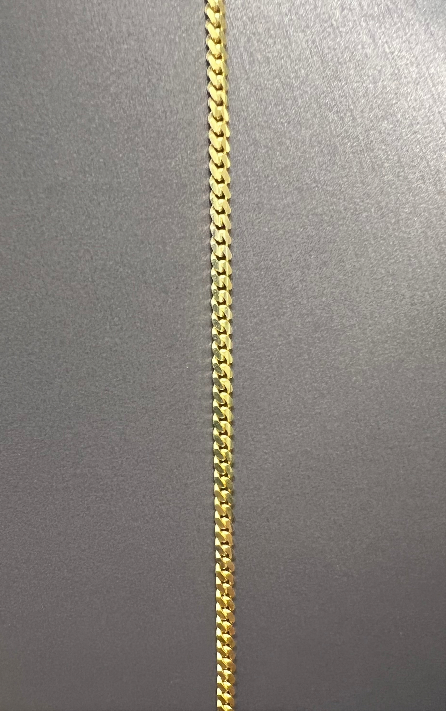 1269- 10K Solid Miami Cuban Chain 20" (2.5mm) W.G