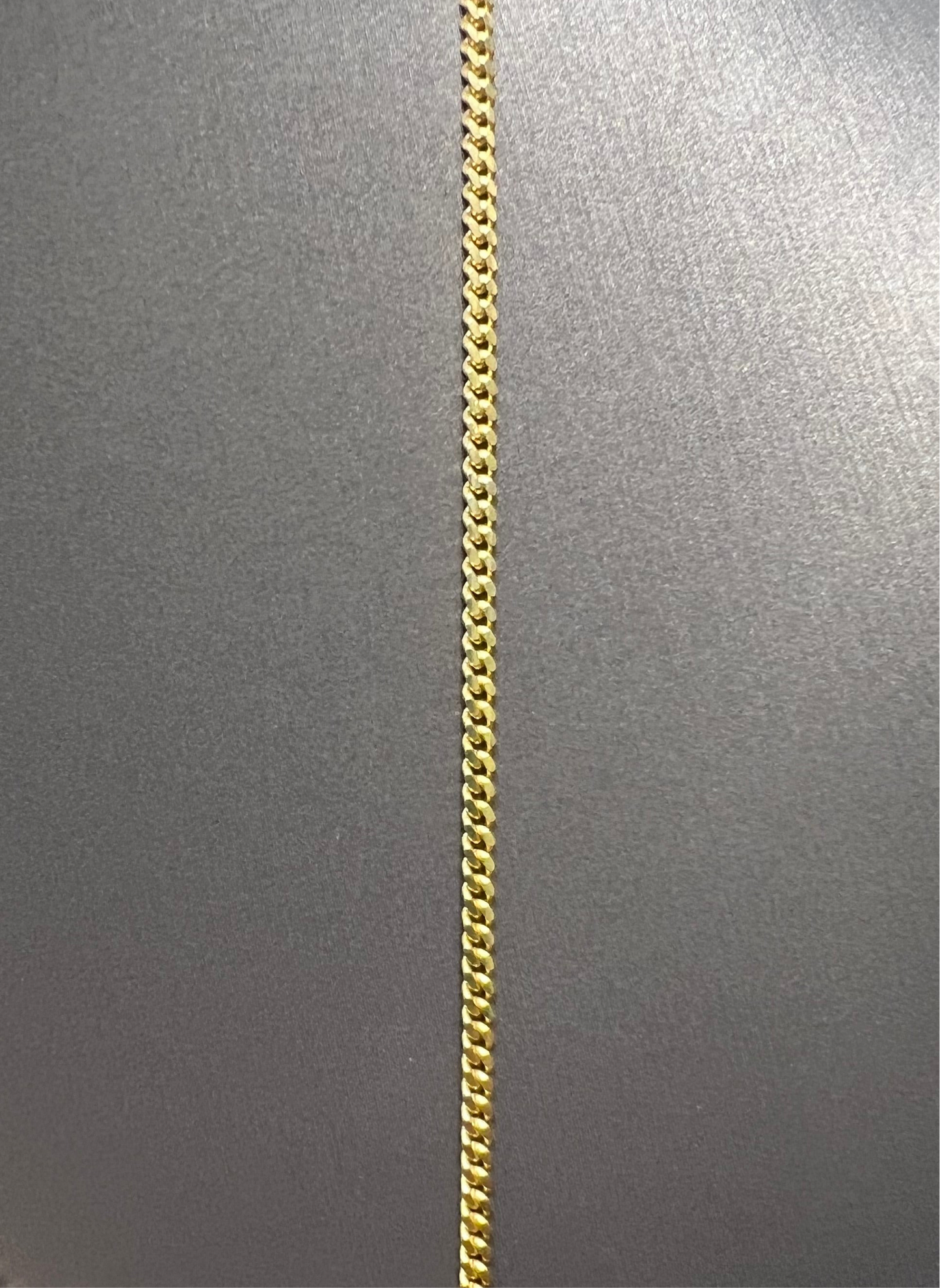 1268- 10K Solid Miami Cuban 18" (2mm) W.G