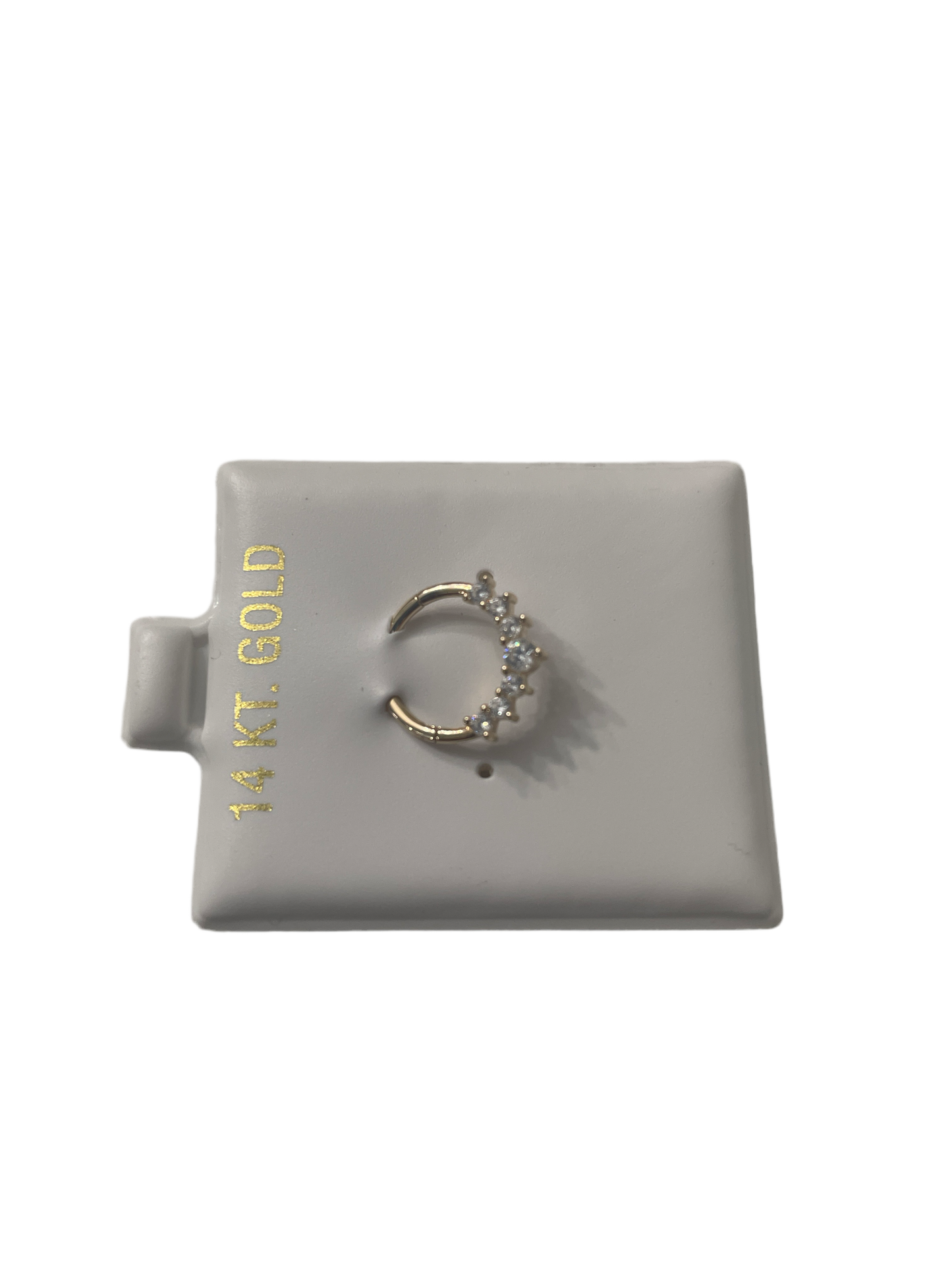 695- New 14K Septum Nose Ring (12.3mm) W.G