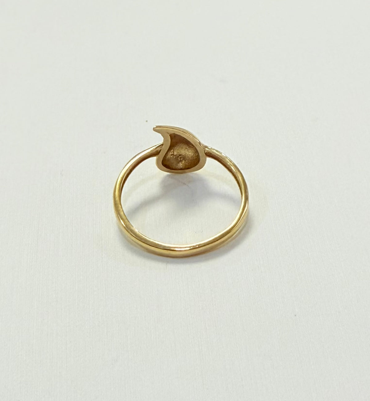 1712- NEW 10K Tear Drop Gold Women’s Ring W.G