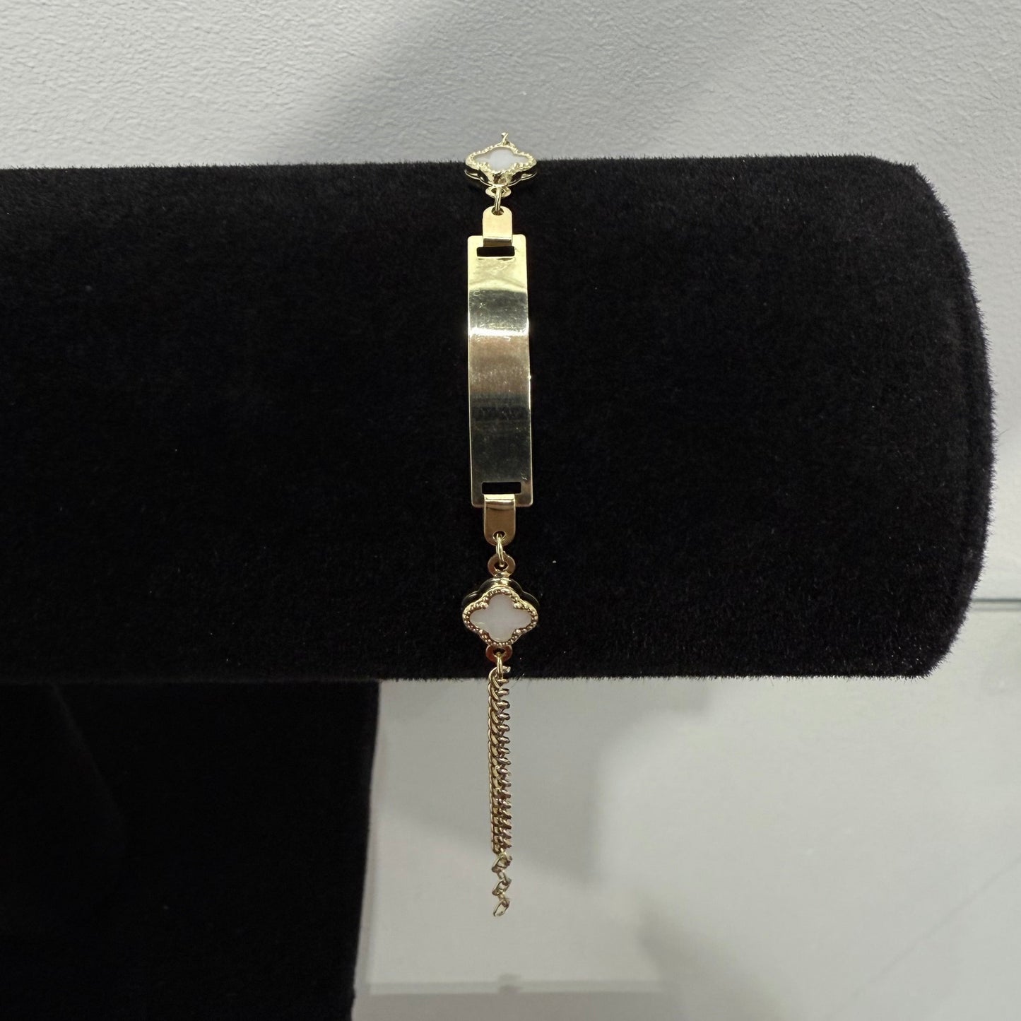 968- NEW 14K Gold Miami Cuban Kids Bracelet (2.2mm) W. G