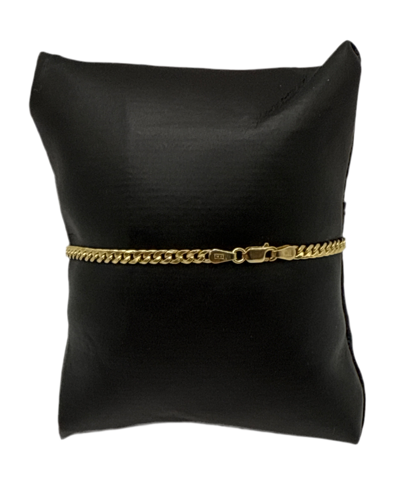 452- NEW 14K Gold Miami Cuban Bracelet (3mm) W.G