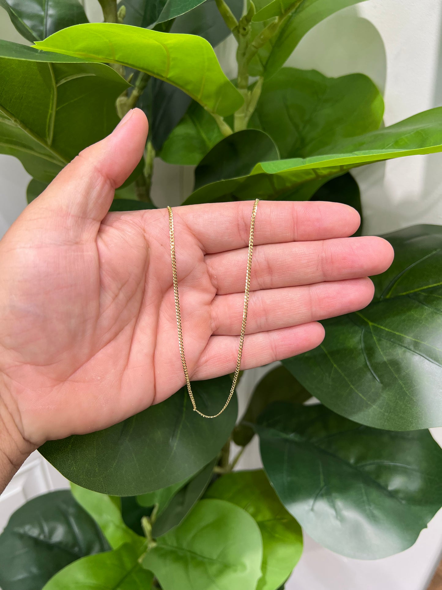 262- NEW 14k Solid Cuban Curb chain (2.0mm)16" W.G