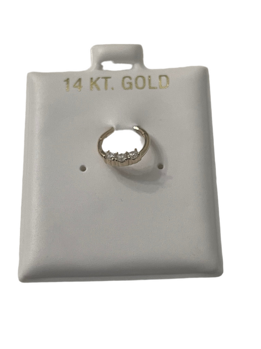 694- New 14K Septum Nose Ring (9.8mm) W.G