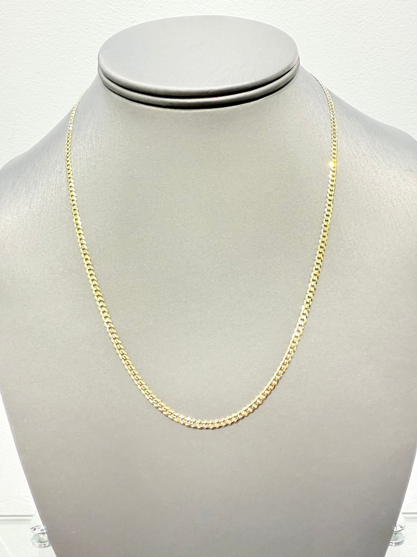 1031- NEW 14K Solid Cuban Link (2.5mm) W.G