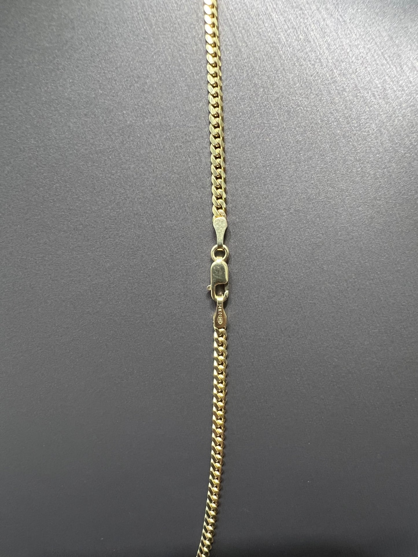 1188-NEW 14K Solid Miami Cuban Chain (2.65mm)W.G