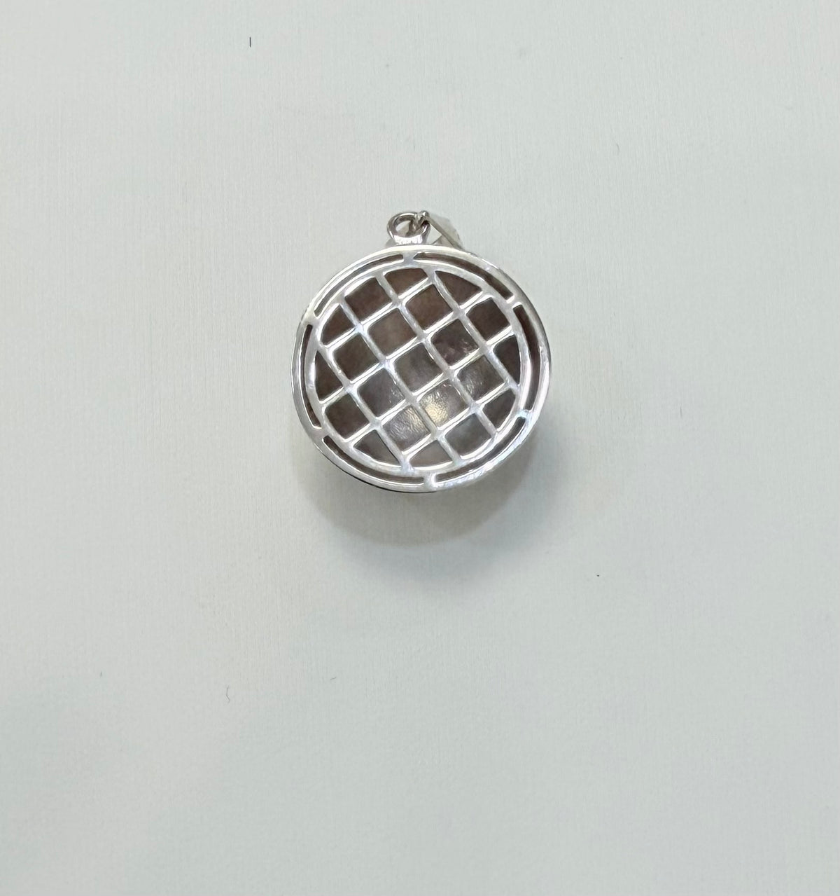 S1139- NEW .925 Sterling Silver Soccer Ball Pendant W.G