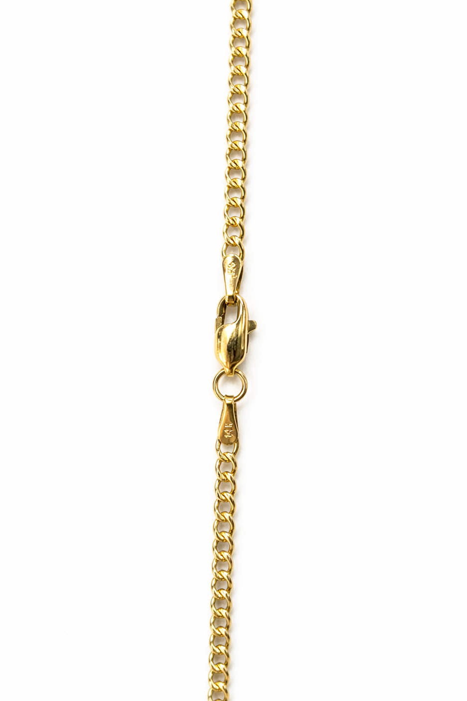 1465- NEW 14K Hollow Cuban Curb Chain 20" (2.5mm) W.G