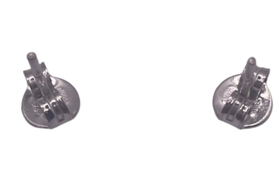 S535- .925 Square Blue Stone Stud Earrings