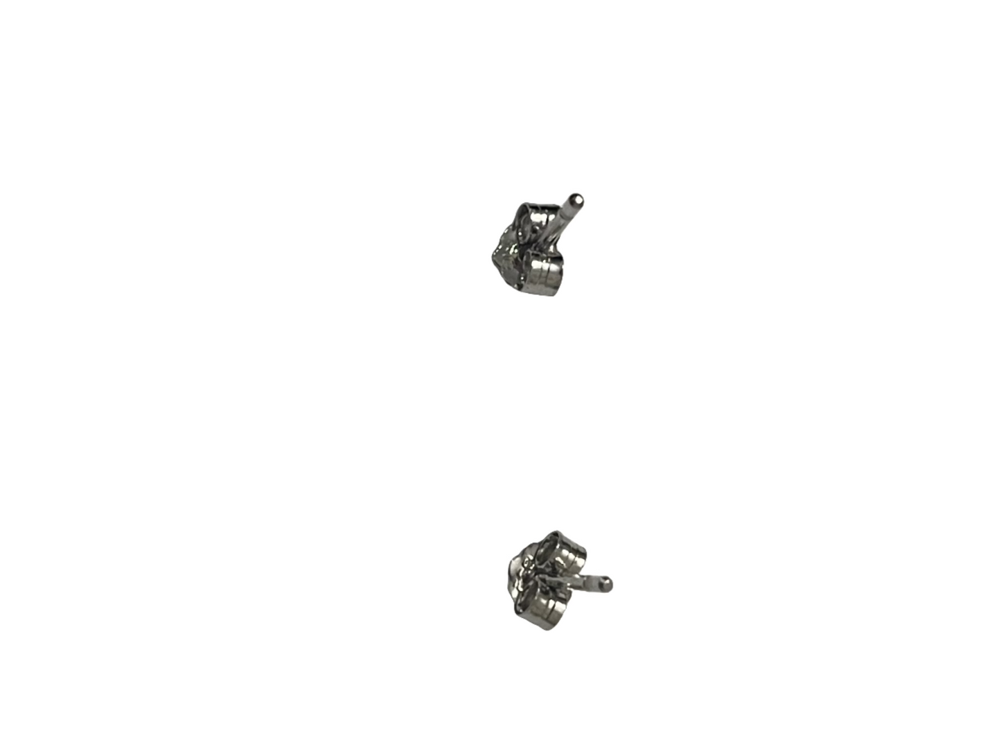 S425- Black Trebol Studs Earrings