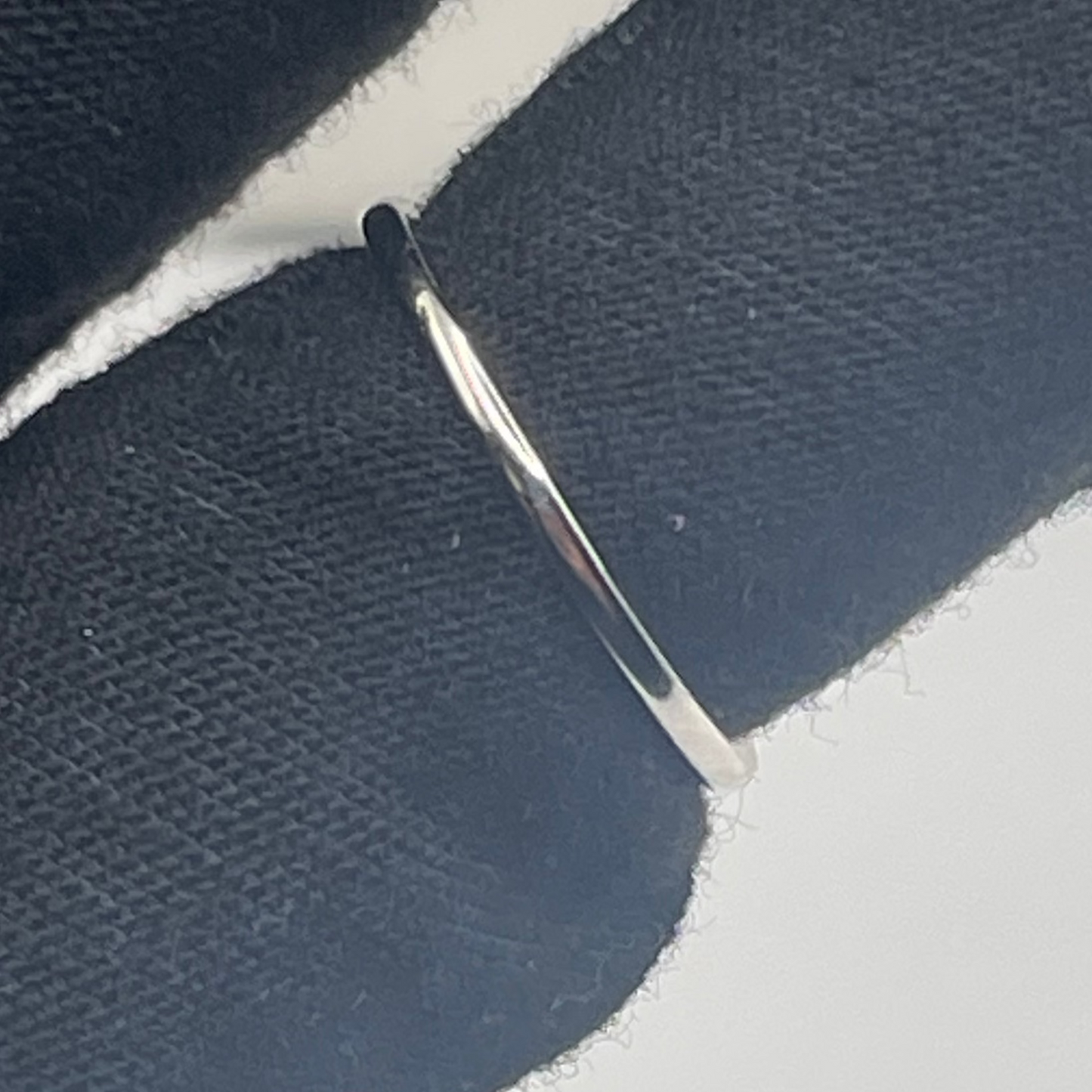 S798- NEW .925 Clover Sterling Silver Ring W.G