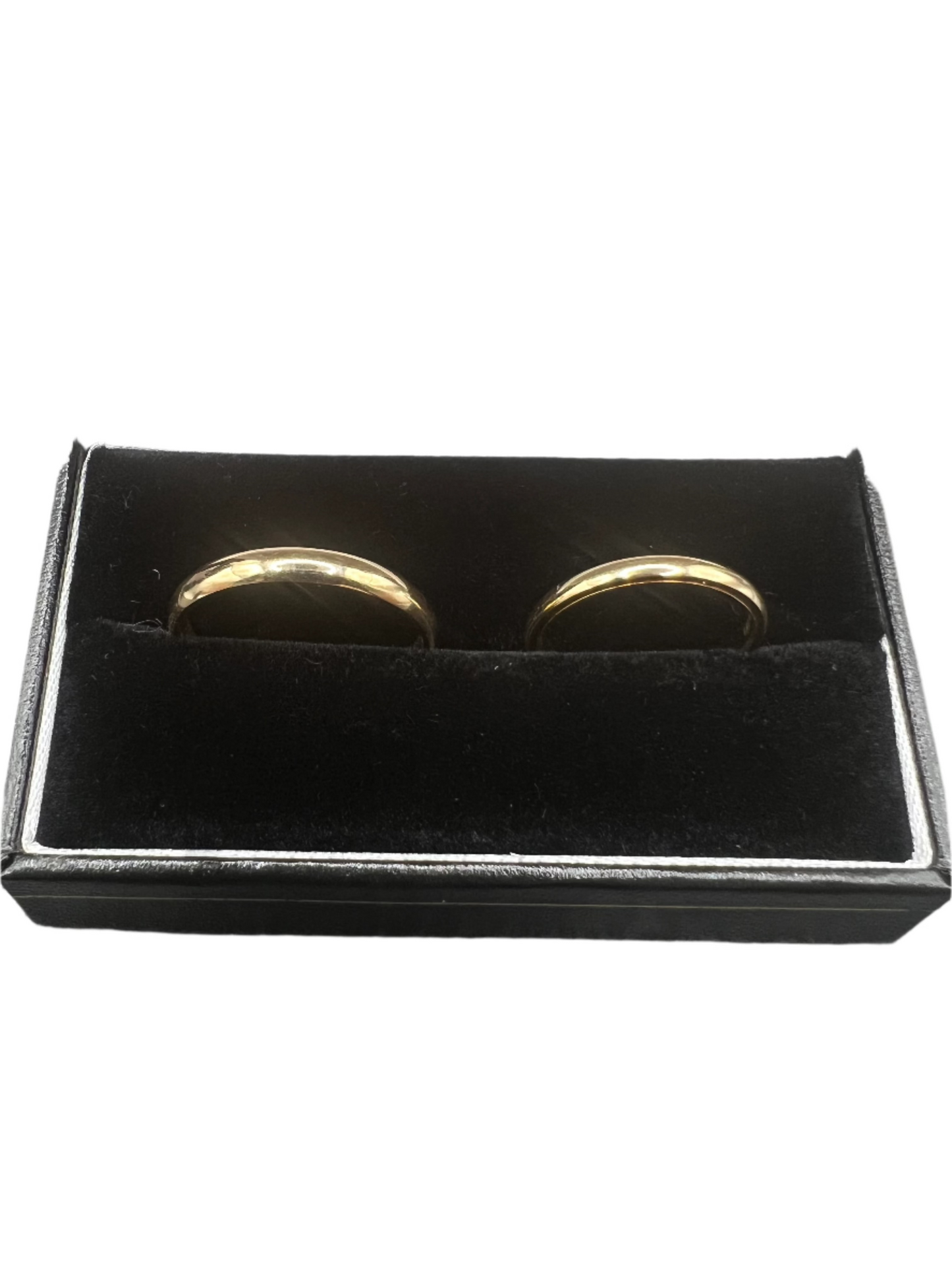 248- NEW 14K Wedding Ring Bands Set W.G
