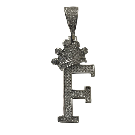 S729- Letter “F” Bright Pendant