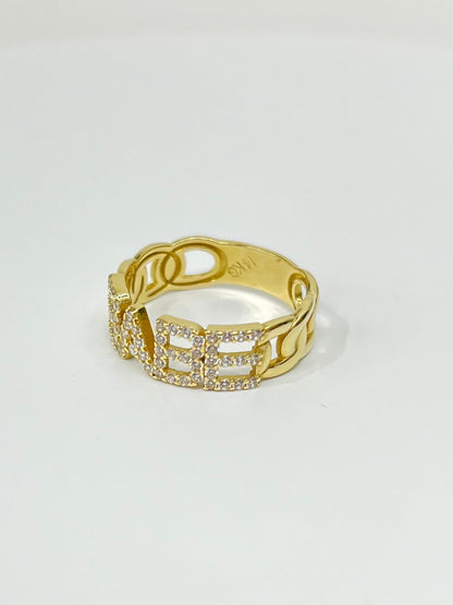 934- NEW 14K Babe Band Ring W.G
