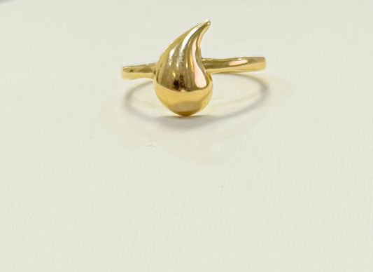 1712- NEW 10K Tear Drop Gold Women’s Ring W.G
