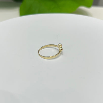 1457- NEW 10K Heart Women's Ring W.G