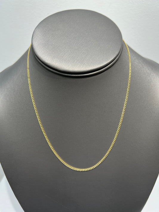 262- NEW 14k Solid Cuban Curb chain (2.0mm)16" W.G