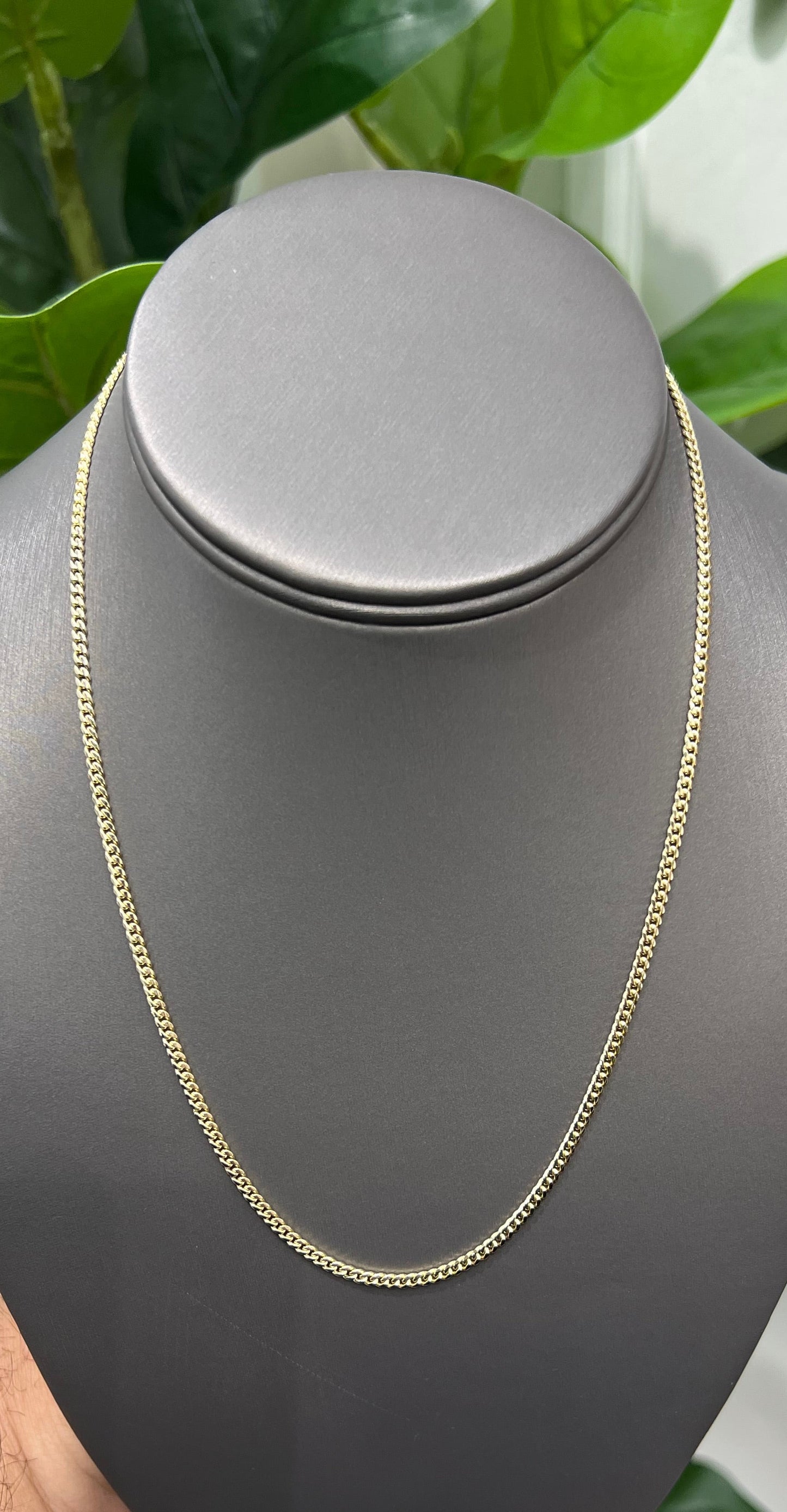 1187-NEW 14K Solid Miami Cuban Chain (2.65mm)W.G