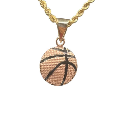 461- 14K Basketball Pendant Only