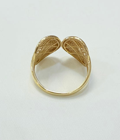 1456- NEW 10K Oval Fancy Women's Ring W.G