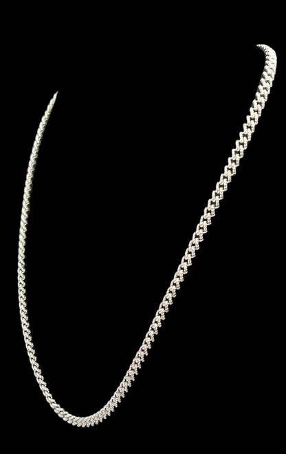 S271- Silver Cuban Link Chain 22"