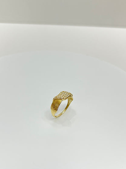 1481- NEW 14K Gold Classic Women's Ring W.G
