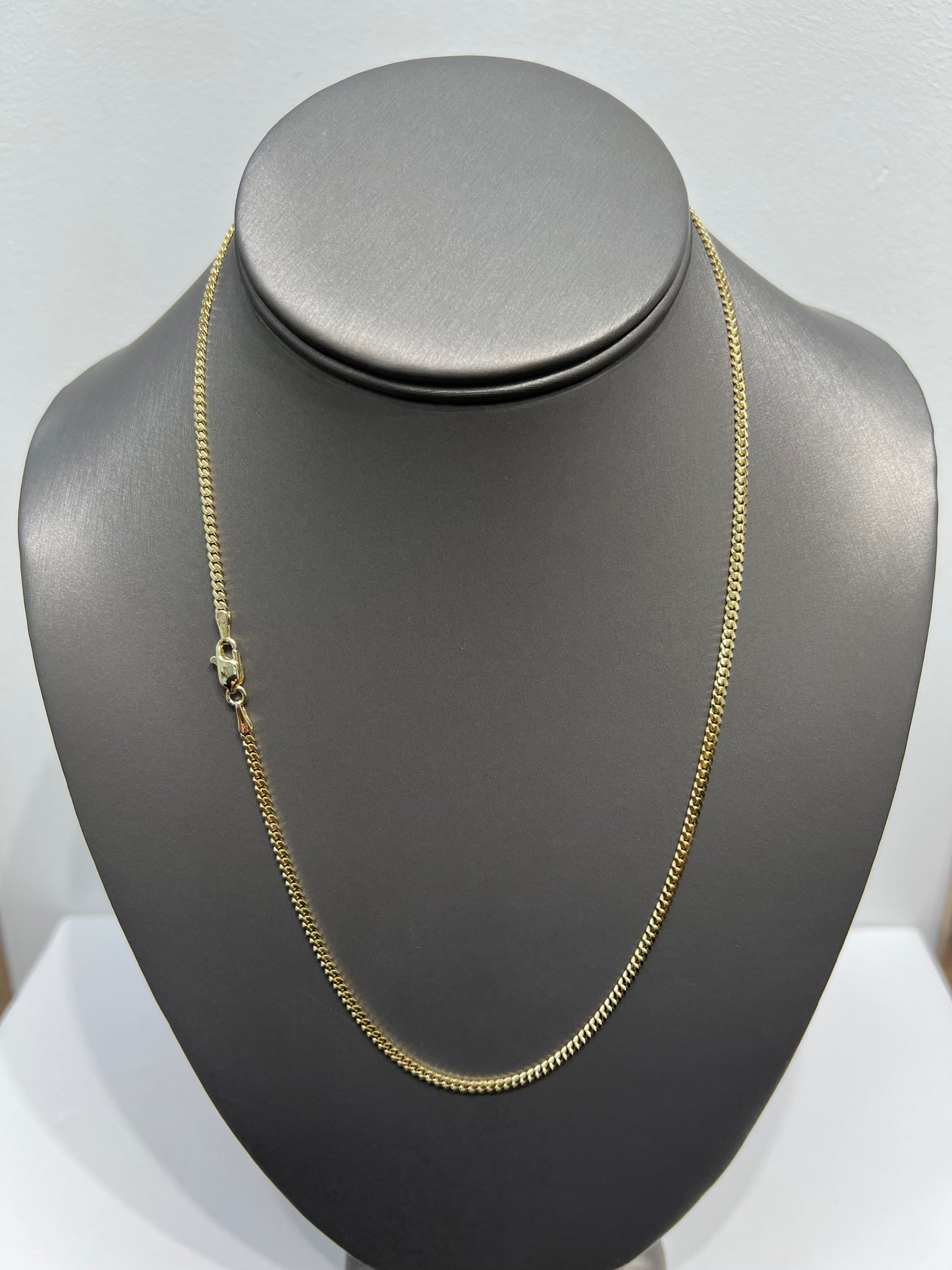 1269- 10K Solid Miami Cuban Chain 20" (2.5mm) W.G