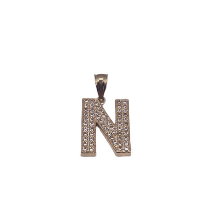 510- 14K Letter “N” Pendant