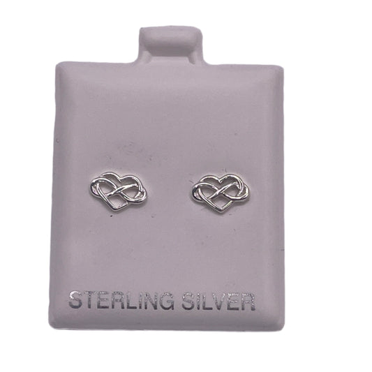 S739- Strangled Hearts Stud Earrings