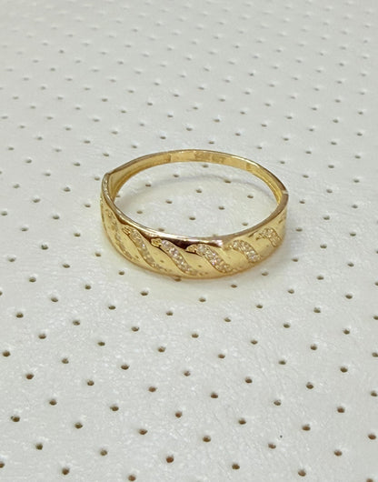 1807- NEW 14K Gold Wedding Rings Trio Set W.G