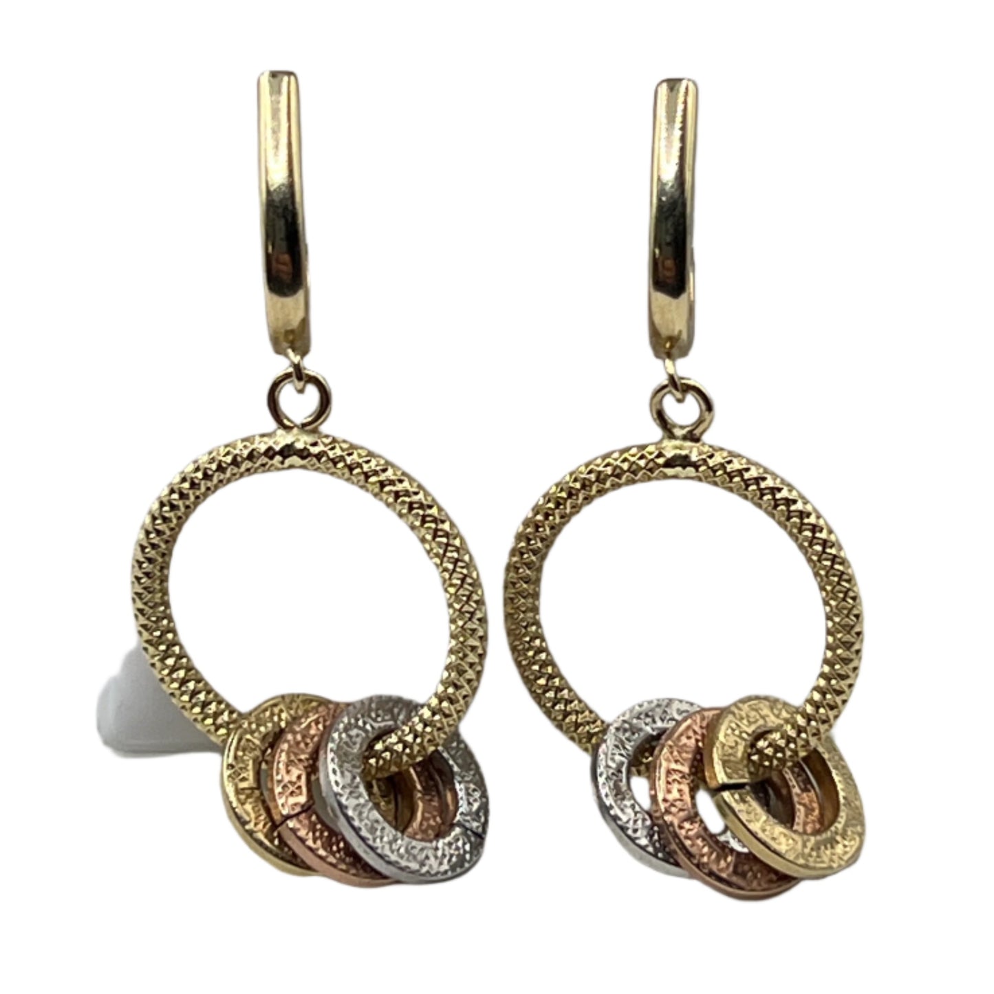 642- Dangling Hoop Earrings