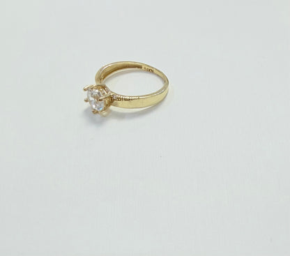 1681- NEW 14K Engagement Gold Ring W.G