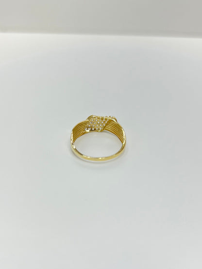1481- NEW 14K Gold Classic Women's Ring W.G