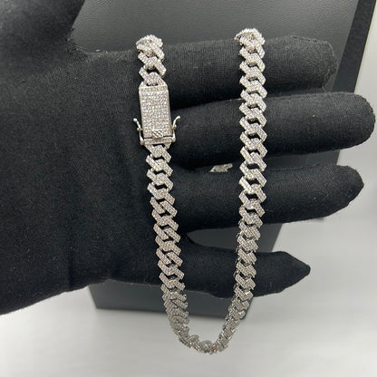 S272- Silver Cuban Link Chain 22”