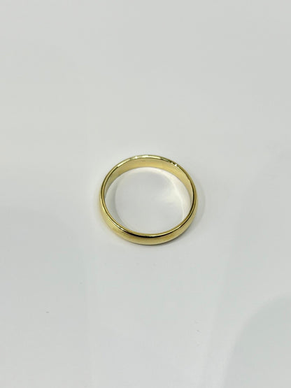 1375- NEW 10K Gold Wedding Ring Band (4mm) W.G