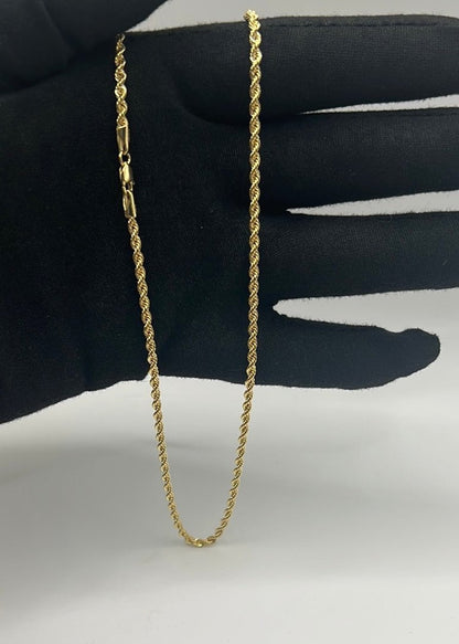 242-NEW 14K Rope chain            (2.76mm).W.G