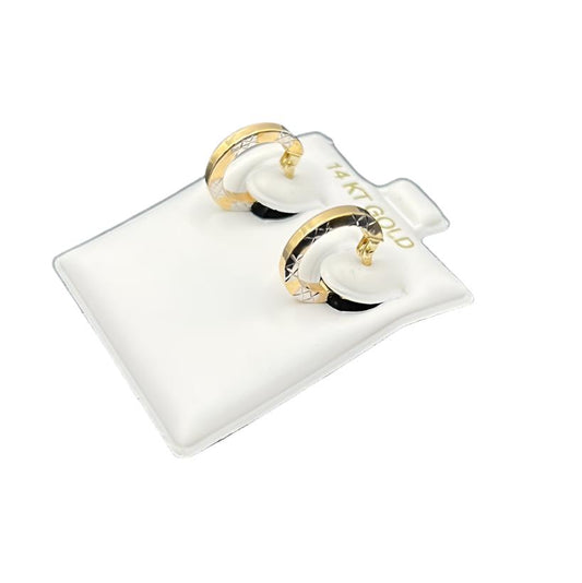 296- 14K Earring Small Hoops