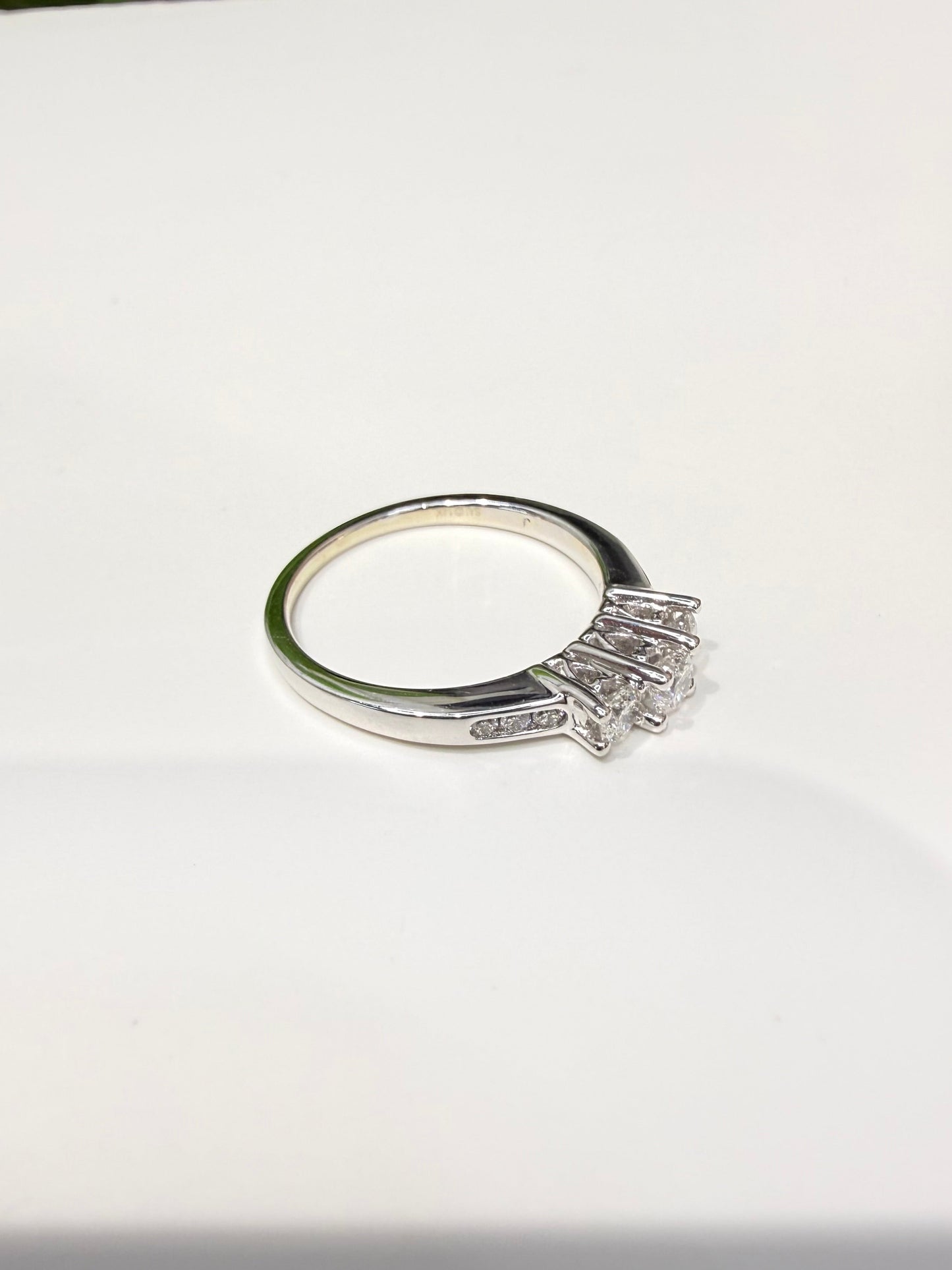 1529- NEW 14K Diamond Engagement Ring W.G