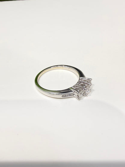 1529- NEW 14K Diamond Engagement Ring W.G